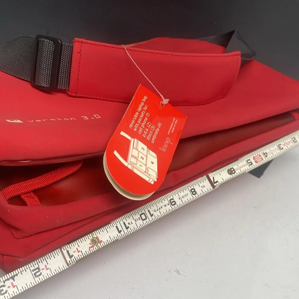 Version Red Reversible Laptop Bag